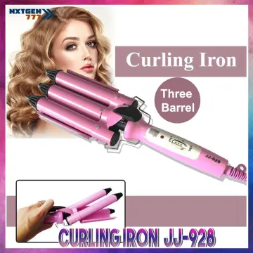 Triple clearance hair curler