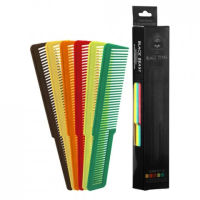 BARBER BRAIN Comb Box Set 6in1 ชุดหวีรองซอย 6 ชิ้น BB-106