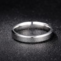 MANGOSKY 4mm 6mm 8mm Titanium Ring For Men and Women Personalized Ring Customize Ring Engraved Ring