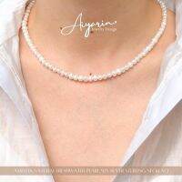 AMELLIA Natural Freshwater Pearl 925 Silver Sterling Necklace