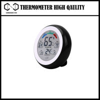 ทีวัดอุณหภูมิ เครื่องวัดความชื้นและอุณหภูมิ Digital Thermometer Humidity Hygrometer Temperature Monitoring Active Color LCD Touch Screen switching between C &amp; F ที่วัดวามชื้น Touch screen