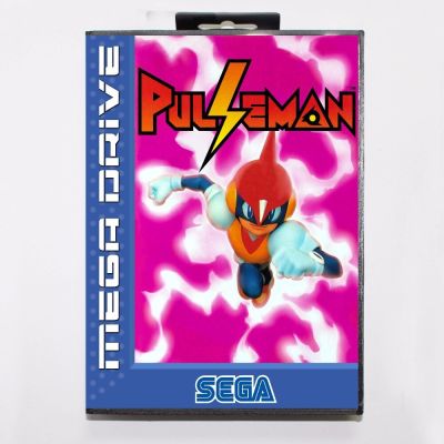 【Quality】 เกม Pulseman 16บิต MD พร้อมกล่องสำหรับไดรฟ์เมกะเซก้า