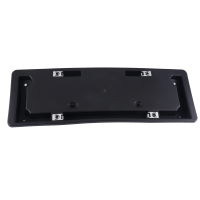 1 Piece License Plate Bumper Mounting Holder Bracket 1098803-00-A Front Black ABS Replacement for 2017-2021 Tesla Model 3