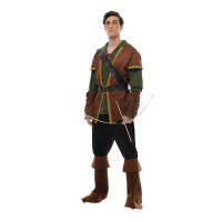 Snailify ชุดยิงธนูผู้ชาย Forest Hunter Robin Hood คอสเพลย์สำหรับฮาโลวีน Purim ผู้ใหญ่ Carnival Party Outfits Quiver