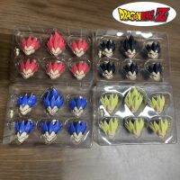 Tonsenarttoys ดราก้อนบอลเจ้าชาย Berserker สีฟ้าเงียบ Avenger Vegeta Head คอลเลกชันโมเดลของเล่นตัวการ์ตูนอะนิเมะ