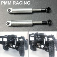 2pcs Metal Universal Suspension Simulation Shock Absorber Car for 1/14 Tamiya RC Truck Trailer Tipper Car Diy Parts Toys  Power Points  Switches Saver