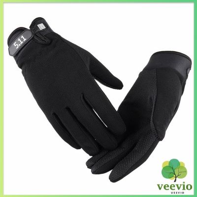 Veevio ถุงมือมอเตอร์ไซค์ รุ่น 5.11 ไบค์เกอร์  Non-slip gloves มีสินค้าพร้อมส่ง