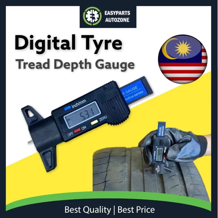 Autozone Digital Tyre Depth Gauge Measurer Tool Caliper Digital gauge