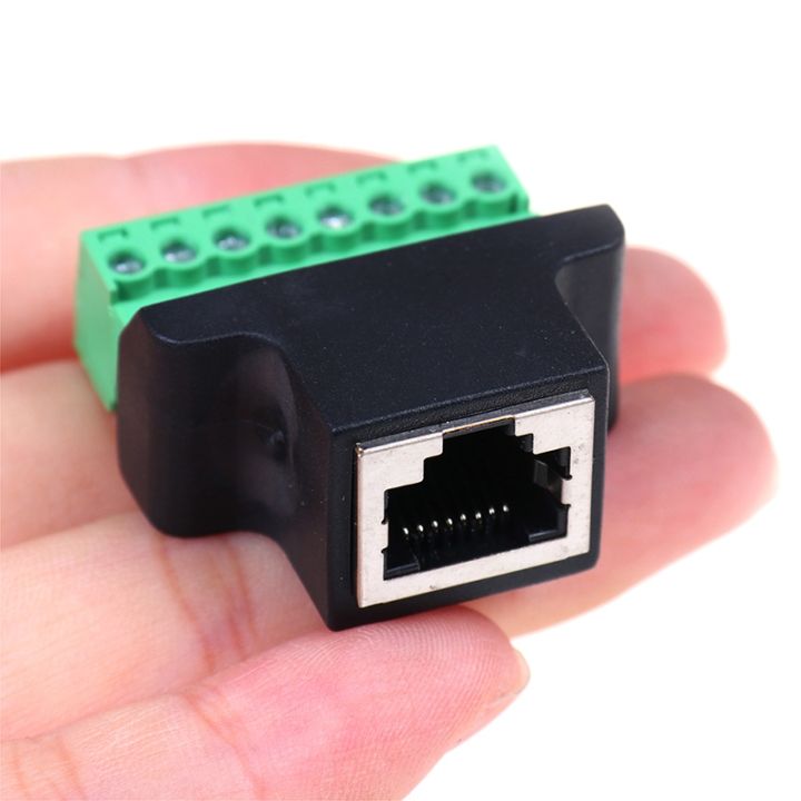 1pcs-rj45-female-to-screw-terminal-8-pin-connector-computer-related-connection-and-connectors-ethernet-cable-extender-adapter