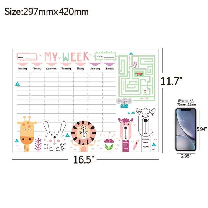 magnetic-weekly-monthly-planner-calendar-whiteboard-fridge-sticker-message-drawing-dry-erase-sadhu-drawing-sup-board-for-notes