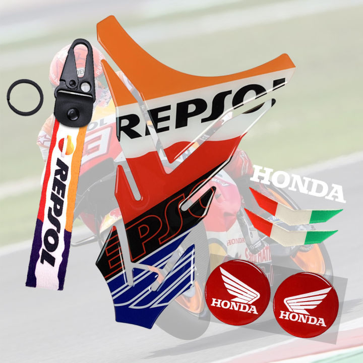 สติกเกอร์อีพ็อกซี่3d-honda-reposl-93-marquez-สติกเกอร์ป้องกันตัวรถมอเตอร์ไซด์สติกเกอร์ถังน้ำมันสำหรับการแข่งขันฮอนด้ามอเตอร์ไซด์สติกเกอร์ถังน้ำมันป้องกันน้ำและแสงแดด