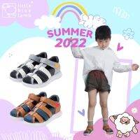 summer2022 รองเท้าเด็ก 2-6 ปี (OGB225135)  ลำลองสีน้ำตาล สีขาว เบา นุ่ม นิ่ม สบาย ไม่กัดเท้า