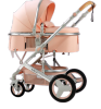 Xe đẩy em bé belecoo nôi nằm gấp gọn 2 chiều có mái che 3 tư thế cho bé từ - ảnh sản phẩm 9