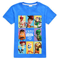 เสื้อยืด ผ้าฝ้าย 100% พิมพ์ลาย Toy Story 4 Woody Buzz Lightyear Disney Studio แฟชั่นฤดูร้อน สําหรับผู้ชาย 2020