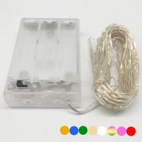 10M 5M 100 50 LED 3XAA Battery LED String Lights for Xmas Garland Party Wedding Decoration Christmas Tree Flasher Fairy Lights