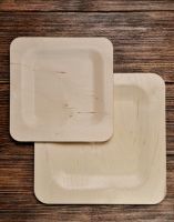 ECO - square plate  ecological Disposable tableware cutlery ecofriendly