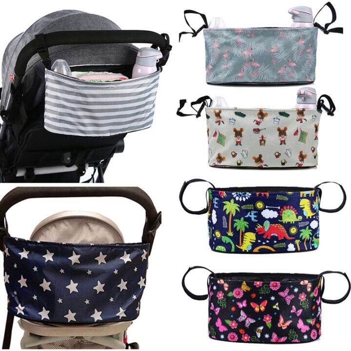 baby-stroller-diaper-bag-organizer-pram-waterproof-bottle-cup-holder-cart-large-capacity-stroller-organizer-nappy-hanging-bags