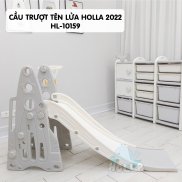 Cầu trượt tên lửa Holla HL-10159 màu xám