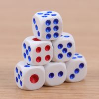 【LZ】 10 pces dices 12mm plástico branco jogo de tabuleiro jogo de tabuleiro padrão de dados de jogo seis lados decider festas de aniversário lazer e entretenimento