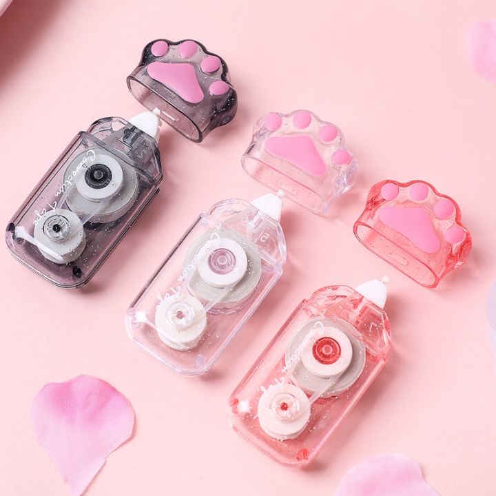 Cat Claw Correction Tape Kawaii White Out Corrector Promotional Gift  Stationery Student Prize School Office School Supplies 