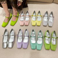 SOURCE 2022 Summer Women Flat Shoes Round Toe Shallow Soft Ballerina Shoes Ladies Casual Dress Ballet Lot Classics Mujer