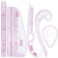 ☸  KRABALL French Curve Ruler Soft Patchwork Ruler Measure Tailor Ruler Drawing Template DIY Sewing Accessories Tool Kit 6 PCS