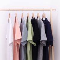 Germusch summer pure cotton short-sleeved T-shirt mens large size loose casual half-sleeved mens T-shirt bottoming shirt round neck top 【SSY】