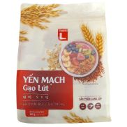 Yến Mạch Gạo Lứt Nếp cẩm Hạt Chia Choice L Túi 450G 15 Gói x 30G