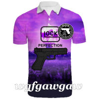 2023 TEAM GLOCK (FDE) Sublimation Polo Shirt 07 3D printing Polo