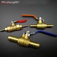 4mm 6mm 8mm 10mm 12mm 14mm 16mm 19mm 25mm Hose Barb Two Way Brass Shut Off Ball Valve For Fuel Gas Water Oil Air