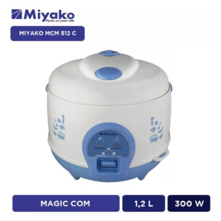 Rice Cooker Miyako MCM 512 C Penanak Nasi Magic Com Mini Daya 300 Watt
