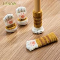 ❒ Usnow ปลอกขาเก้าอี้ ผ้าถัก กันลื่น ป้องกันรอยขีดข่วน ลดเสียงรบกวน สําหรับเฟอร์นิเจอร์ เก้าอี้ โต๊ะ 4 ชิ้น