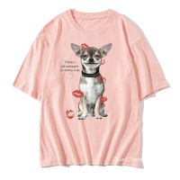 Lovely Chihuahua Animal Print Tshirt Women Cute Funny Graphic T Shirt Women Summer Tops Dog Lover Friends  ET4S