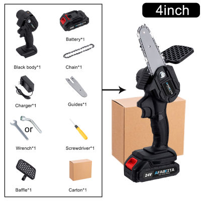 1200W 4in 6in Removable Mini Pruning Electric Chainsaw With 24V Lithium Battery Woodworking Tools For Garden