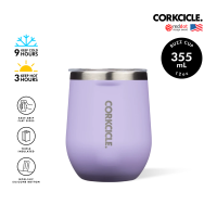 CORKCICLE แก้วสแตนเลสสูญญากาศ 3 ชั้น กักเก็บความเย็นได้นานถึง 9 ชม. เก็บความร้อนได้ 3 ชม. 355ML (12OZ) รุ่น STEMLESS LILAC