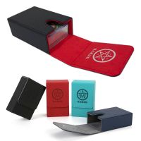 【LZ】 80 Sheet Non-slip PU Leather Tarot Card Case Portable Storage Box Lint Tarot Oracle Card Box Tarot Box Deck Card