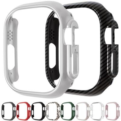 Protective Case For Apple Watch 8 Ultra 49mm Accessories Hard PC Bumper Cases Transparent Protector for iWatch Series 8 Covers