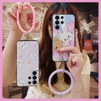 youth liquid silicone Phone Case For Samsung Galaxy S23 Ultra/SM-S918U personality heat dissipation cartoon taste ring