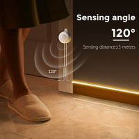 PIR Motion Sensor แถบไฟ LED นีออนไฟ Led กันน้ำเทปไฟกลางคืนห้องผนังแสงไฟ