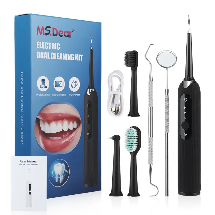 MOFAJIANG Electric Ultrasonic Vibration Electric Tooth Calculus Remover