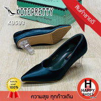 ?ส่งเร็ว?ส่งด่วน?สินค้าใหม่✨รองเท้าส้นสูงหญิง KITEPRETTY รุ่น K9593 ส้น 3 นิ้ว The charm is you สวย สวมใส่สบาย ทรงสวย