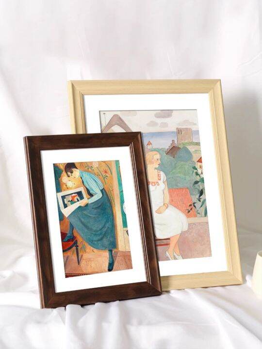 [Fast delivery]High-end Wooden photo frame hanging on the wall a3A4 ...