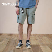 SIMWOOD 2022ฤดูร้อนใหม่เสื้อผ้าล้างกางเกง C Argo ผู้ชาย Mutli-กระเป๋ายุทธวิธีสั้นวินเทจทหารขนาดบวกกางเกง