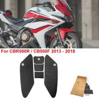 ปั่นจักรยาน☒แผ่นทั้งชุดถังกันลื่น CBR CB500 F แผ่นกันกระแทกพีวีซีที่ยึดเข่าแก๊สสำหรับฮอนด้า CBR500R CB500F 2013 2014 2015 2016 2017 2018