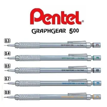 Japan Pentel Graphgear PG1000 0.3~0.9mm Drafting Mechanical Metal