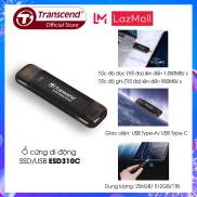 Ổ cứng gắn ngoài ESD310C, USB 10Gbps, Type C A, up to 1050 MB s, Transcend