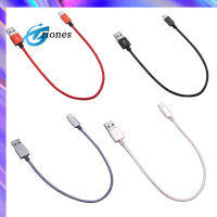 3a สายเคเบิล Usb Type C ชาร์จเร็วสายซิงโครไนซ์สำหรับโทรศัพท์มือถือคอมพิวเตอร์แท็บเล็ต30ซม.