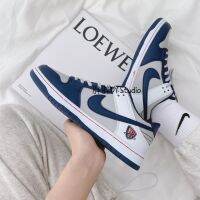 SB Dunk Brooklyn mens and womens shoes board shoes student sports shoes astronaut couple Klein blue casual shoes