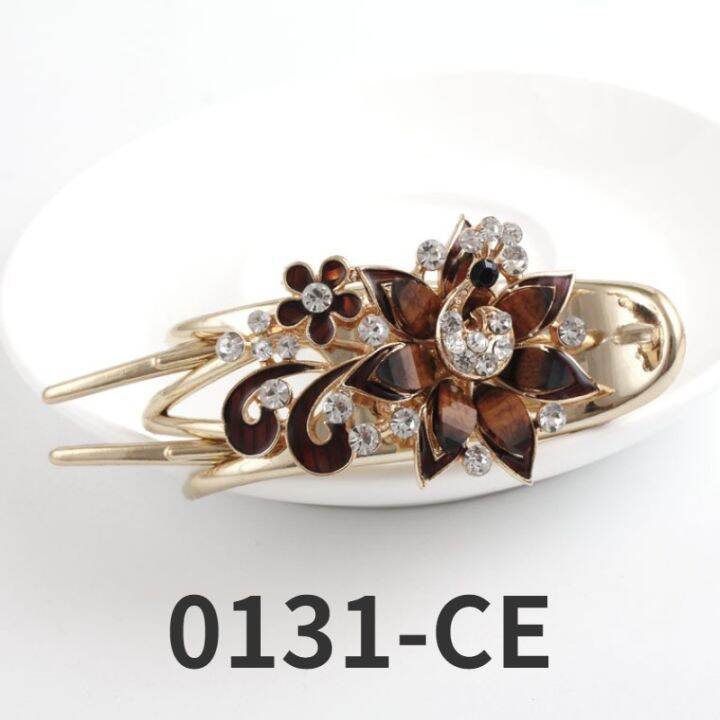 fashionable-new-style-antique-rhinestone-alloy-hairpin-exquisite-peacock-hair-accessories