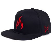 New flame embroidery baseball cap Adjustable cotton snapback hat Men Women Fashion Hip Hop caps trucker hats Sports casual caps